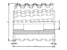 Hobs for gear belt pulley with spacing in inches according to DIN/ISO 5294