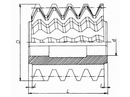 For involute spline shafts according to DIN 5480